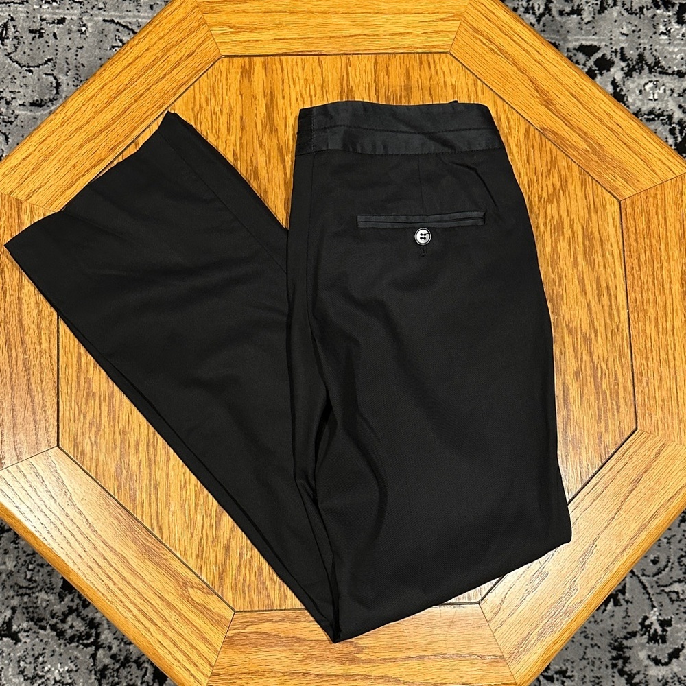 *THEORY* Black Sleek Tailored Style Wool Dress Pants Size 0